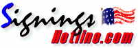 Signings Hotline Logo