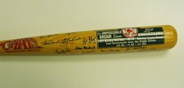 1967 Boston Red Sox "Impossible Dream" Team Autographed 35th Anniversary Special Edition Bat