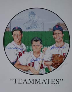 Ted Williams Teammates Autographed Poster (16 x 20)