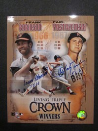 Two Triple Crown Autographed Poster (8 x 10)