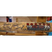 1975 Boston Red Sox Championship Team Limited Edition Autographed Bat