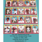 1975 Boston Red Sox Championship Team Autographed Poster