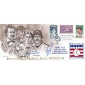 Richie Ashburn and Mike Schmidt Autographed First Day Cover of 1995 Hall of Fame Inductees 