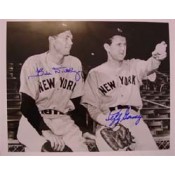 Bill Dickey and Lefty Gomez Autographed Photo