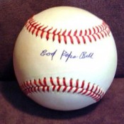 Cool Papa Bell Autographed Baseball 