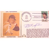 Carl Yastrzemski Autographed Gateway Cover Commemorating Yaz Induction into The Baseball Hall of Fame