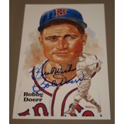Bobby Doerr Autographed Perez-Steele Art Postcard
